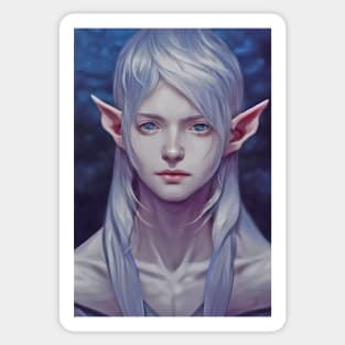 White Elf Sticker